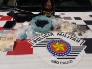 Homem é preso por tráfico de drogas durante patrulhamento da Polícia Militar em Guaratinguetá