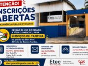 INSCRIÇÕES ABERTAS | CONCORRÊNCIA PÚBLICA: CESSÃO DE USO DE ESPAÇO, A TÍTULO ONEROSO, PARA SERVIÇOS DE CANTINA