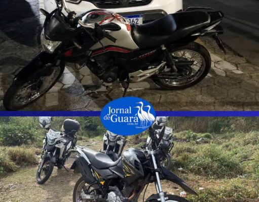 Polícia Militar recupera motocicletas e apreende adolescente por furto em ocorrências distintas em Guaratinguetá