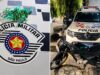 Após bater motocicleta em barranco durante fuga, homem é preso por tráfico de drogas em Guaratinguetá